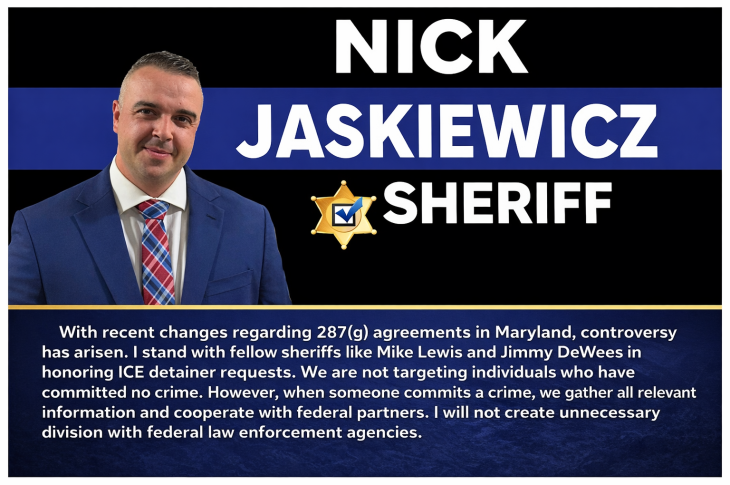 Nick Jaskiewicz 287(g) agreements in Maryland