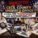 An Open Letter to the Cecil County Sheriff’s Office: A Call for Transparency and Accountability