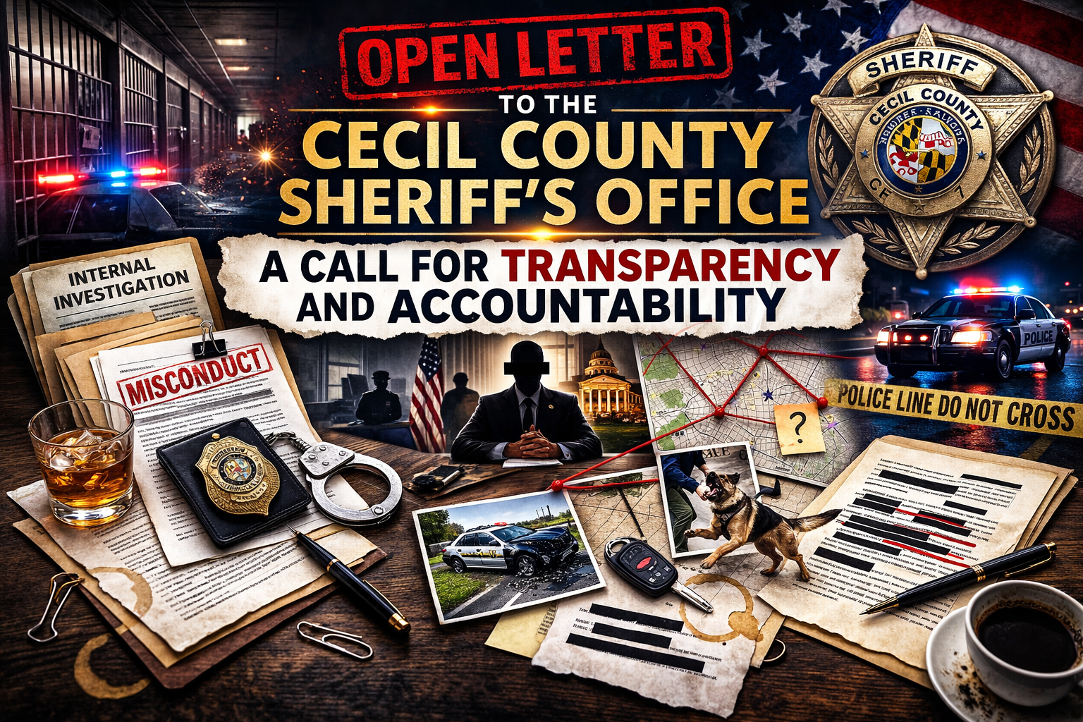 An Open Letter to the Cecil County Sheriff’s Office: A Call for Transparency and Accountability