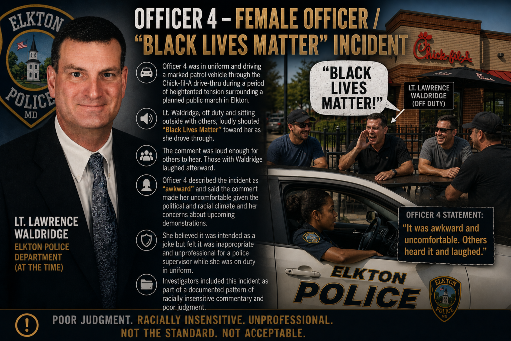 Officer 4 Black Lives Matter